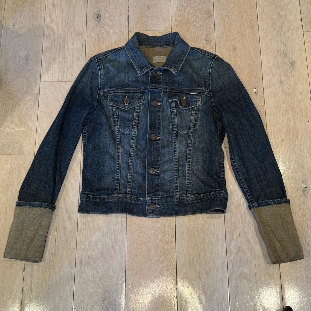 MOTHER Dark Blue Jean Jacket
